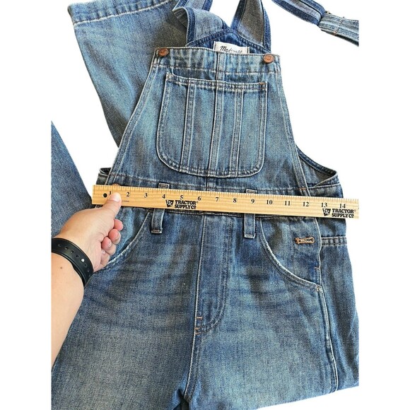 MADEWELL Straight-Leg Overalls in Bernard Wash Size XXS - Picture 10 of 13